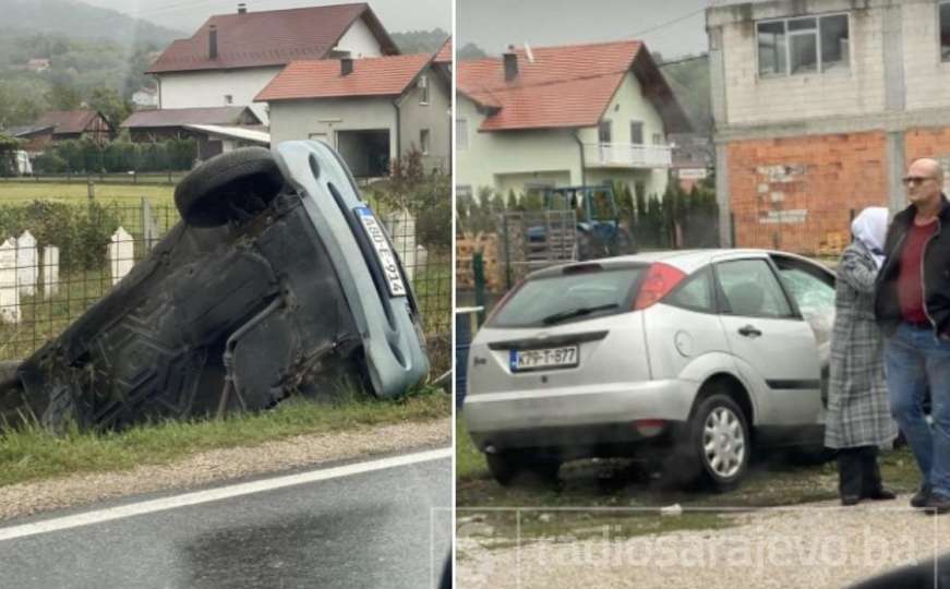 Sudar dva vozila u BiH, jedna osoba povrijeđena