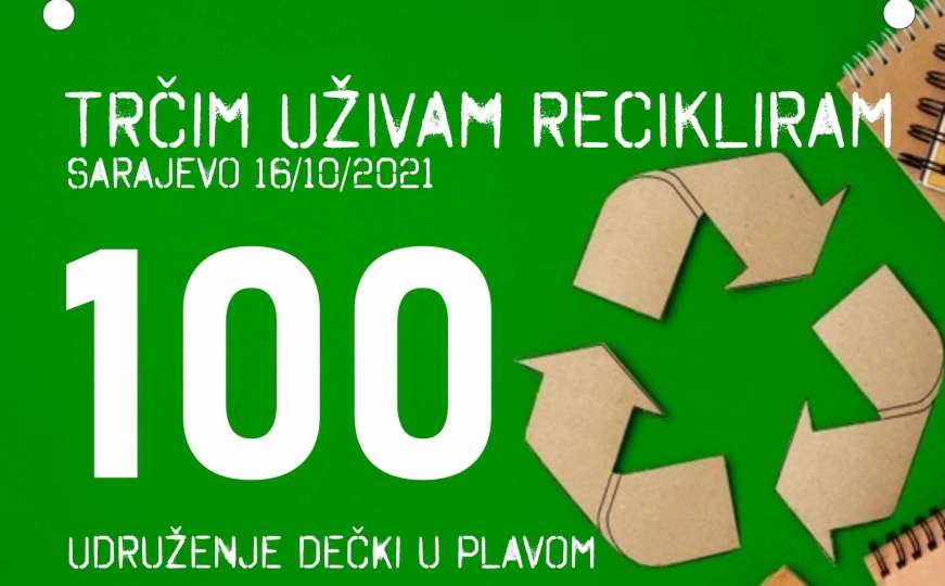 Danas je posljednji dan za prijave na trku "Trčim - Uživam - recikliram"