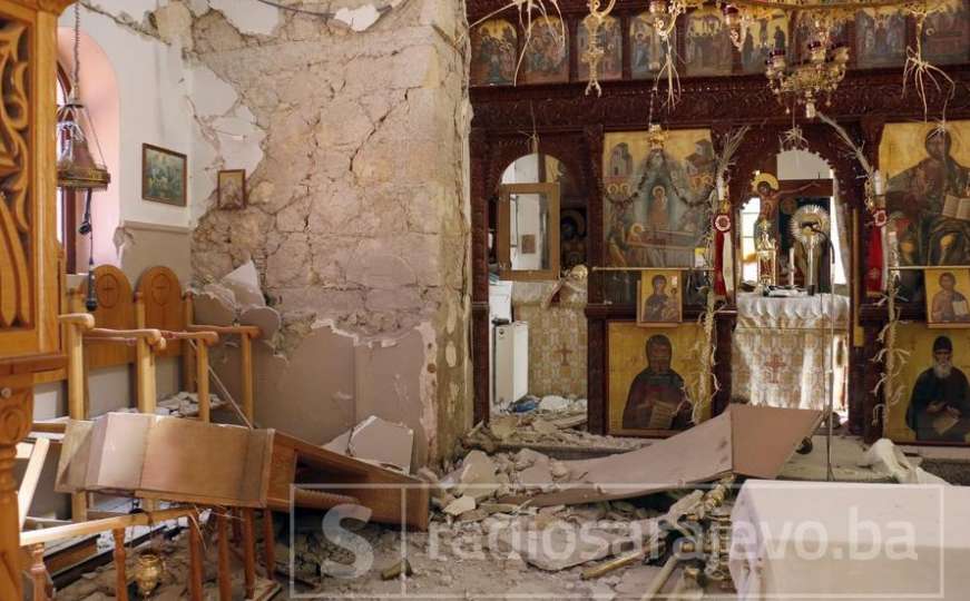 Zemljotres u Grčkoj: Srušila se crkva, stižu prve snimke