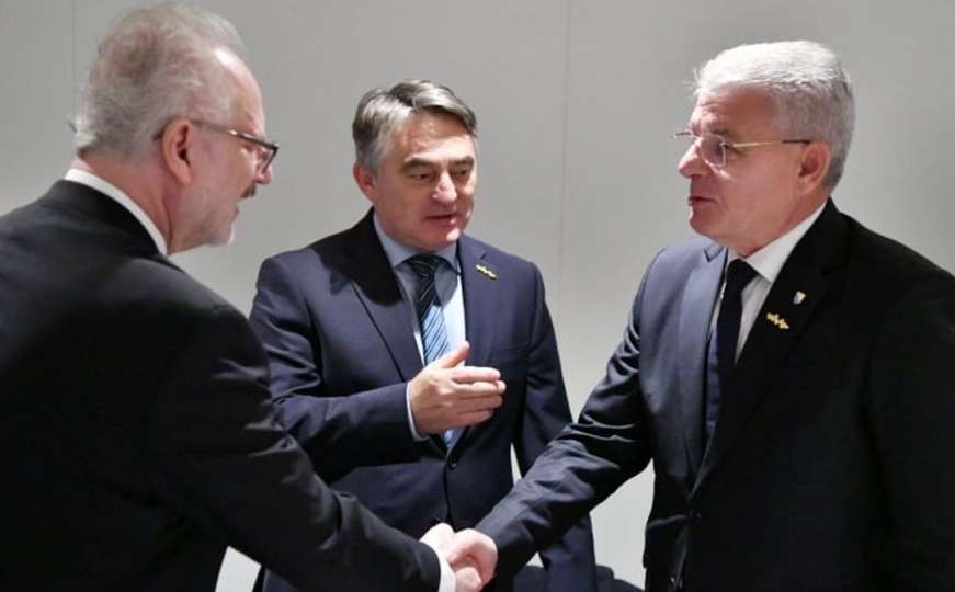 Džaferović i Komšić se sastali s predsjednikom Latvije 