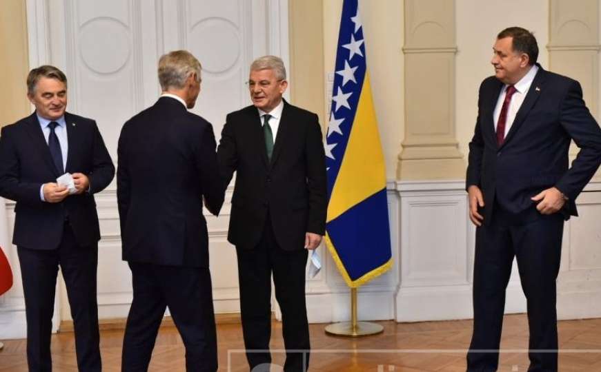 Džaferović, Komšić i Dodik se sastali sa austrijskim ministrom Linhartom
