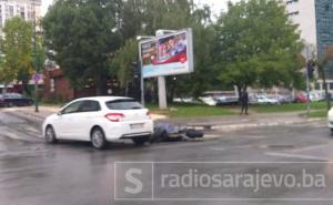 Saobraćajna nesreća u Sarajevu, oboren motociklista