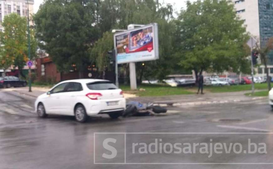 Saobraćajna nesreća u Sarajevu, oboren motociklista