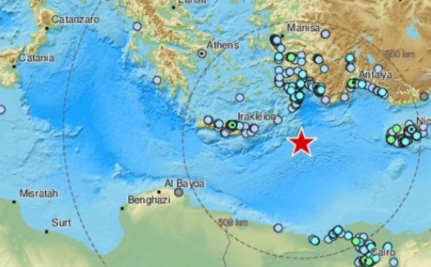 Snažan zemljotres u istočnom dijelu Mediterana: Osjetio se i u Turskoj, Kipru...