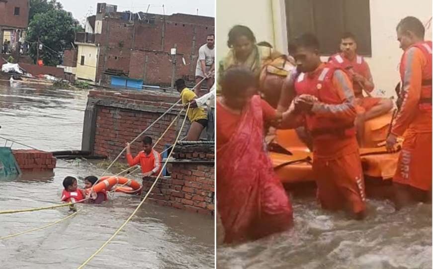U indijskom gradu poginulo 46 ljudi: Objavljeni dramatični snimci poplava