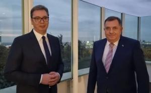 Vučić objavio sliku sa Dodikom iz Beograda i poslao poruku