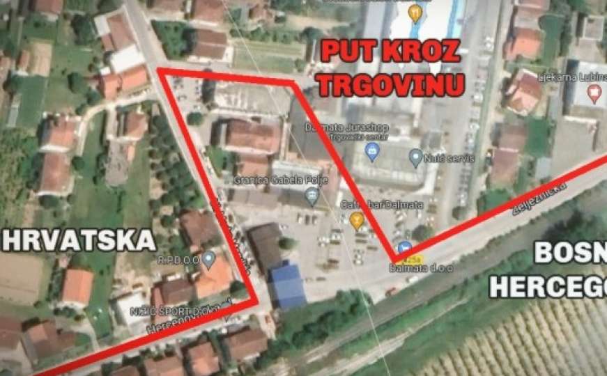 Novinari Indexa ušli u prodavnicu kod Metkovića i izašli u BiH. Bez ikakve kontrole