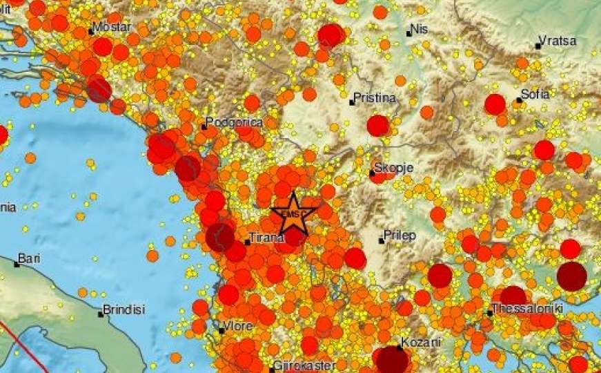 Zemljotres pogodio Albaniju: "Tresao mi se krevet"