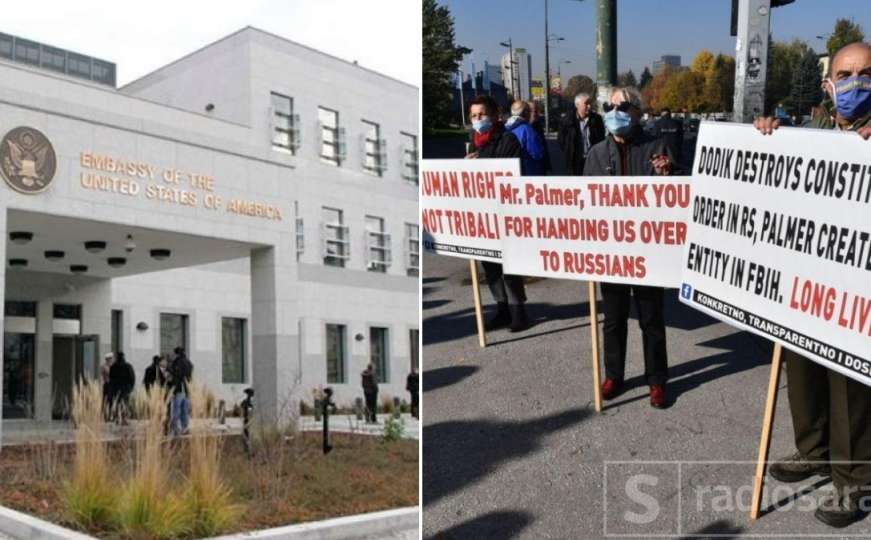 Iz Ambasade SAD u BiH poslali poruku građanima koji su danas protestovali