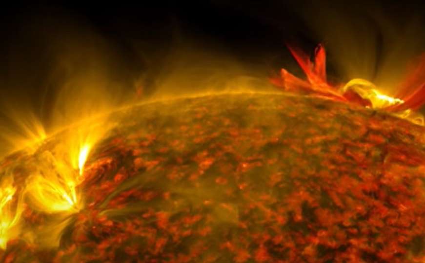 Spektakularan snimak: Pogledajte eksplozije na površini Sunca