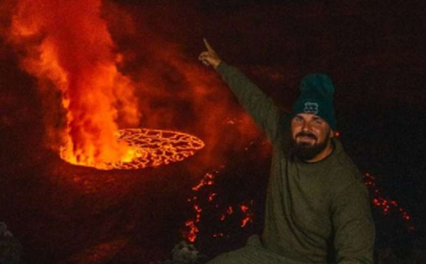 Kristijan Iličić se popeo na rub afričkog vulkana i zabilježio nevjerovatan snimak