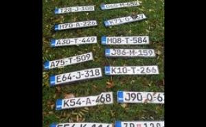 Poziv vlasnicima izgubljenih registarskih tablica