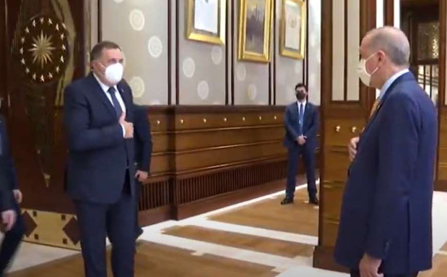 Dodik stigao na sastanak sa Erdoganom: Pogledajte susret