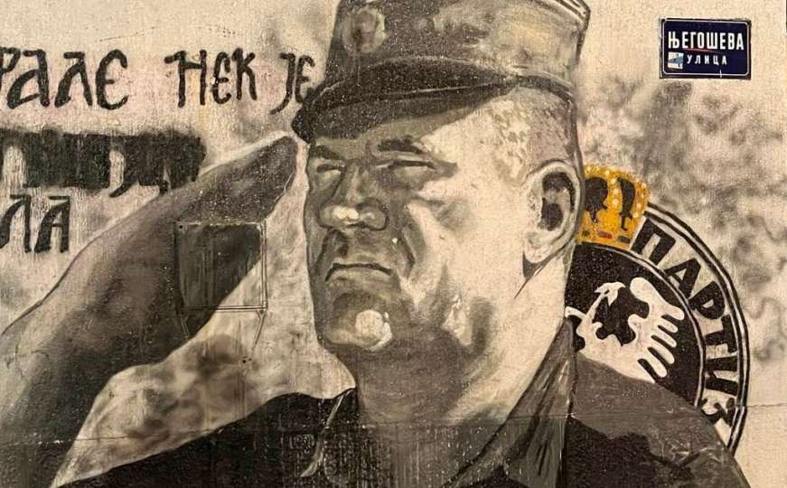 Inspekcija u Beogradu naložila: Ukloniti mural ratnom zločincu Mladiću