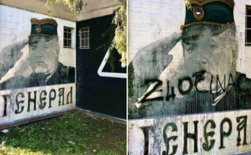 Uništena još dva murala ratnom zločincu Ratku Mladiću u Beogradu