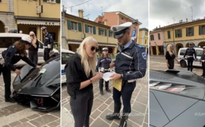 Influenserica parkirala Lamborghini ispred crkve pa dobila kaznu