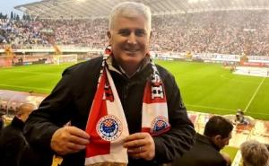 Čović sa šalom Zrinjskog bodrio reprezentaciju Hrvatske