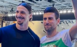 Ibrahimović i Đoković se sreli u Torinu i zapjevali dobro poznati hit