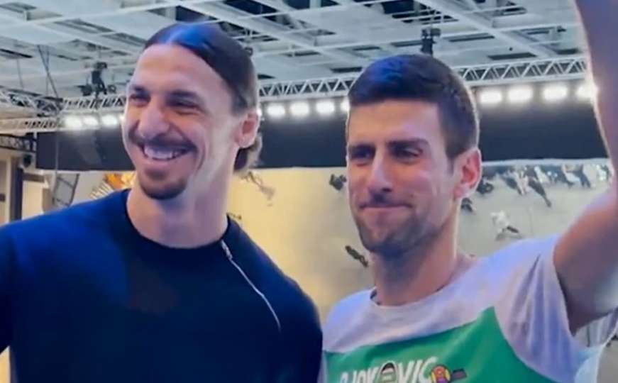 Ibrahimović i Đoković se sreli u Torinu i zapjevali dobro poznati hit