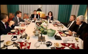 O čemu su za večerom pričali Chollet, Escobar, Nelson, Izetbegović i Čović