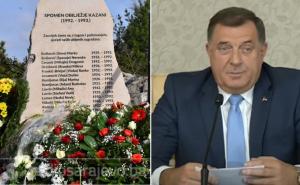 Dodik ponovo širi laži: "Na Kazanima u Sarajevu su otkrili ploču, a sakrili žrtve"