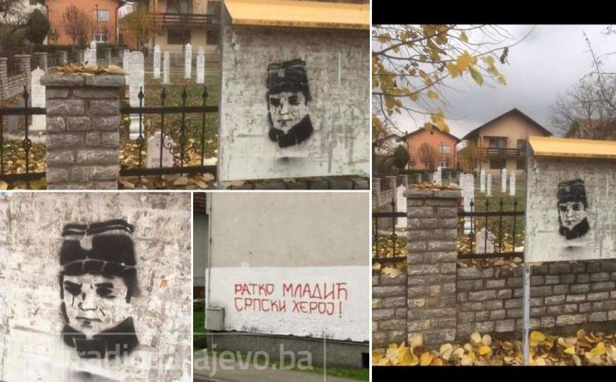 Nakon Beograda, zločinca veličaju i u Prijedoru: Mladićev mural na muslimanskom haremu