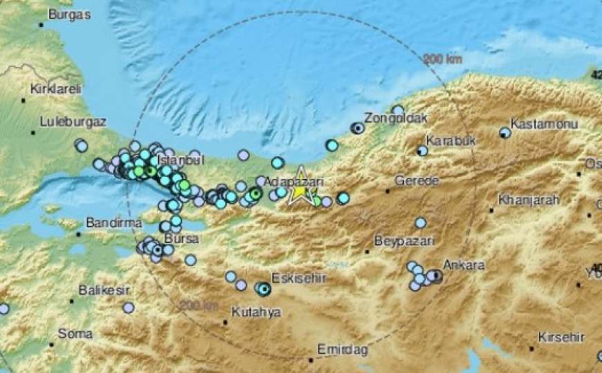 Jači zemljotres pogodio Tursku