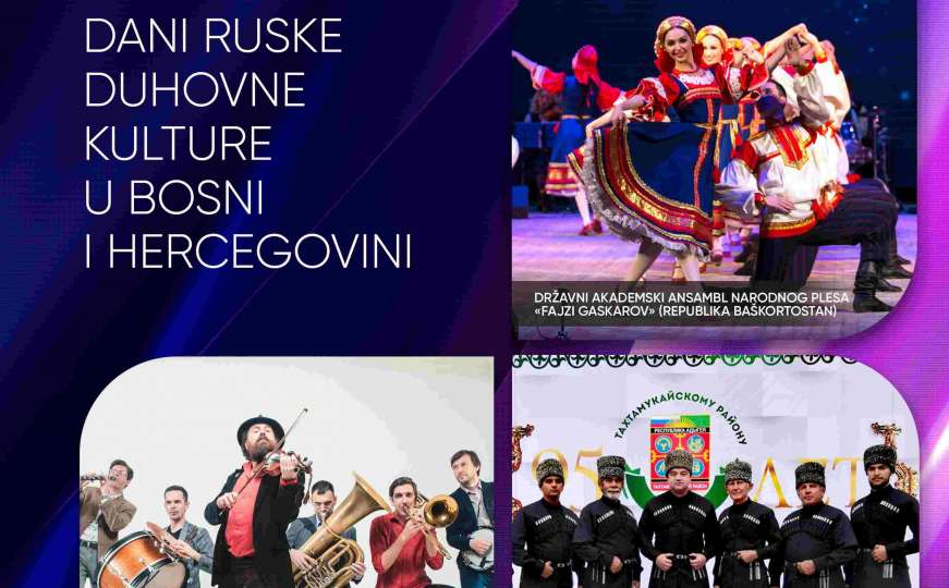 Narodno pozorište domaćin programa 'Dani ruske duhovne kulture u Bosni i Hercegovini'