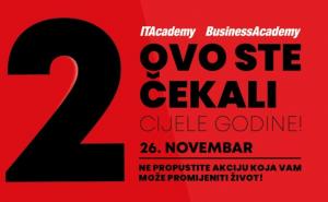 ITAcademy i BusinessAcademy organizuju akciju koja vam može promijeniti život