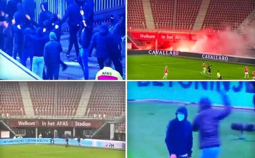 Haos u Nizozemskoj: Antivakseri upali u stadion i prekinuli utakmicu