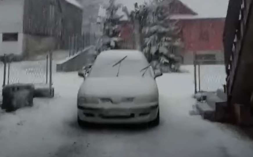 Stigla je zima: U dijelovima Hrvatske pada gust snijeg, ide prema BiH 