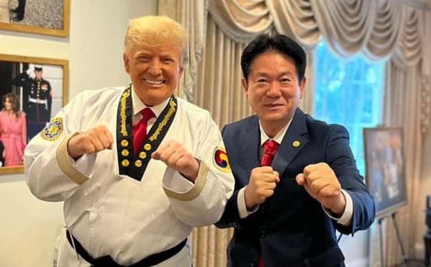 Trump dobio crni pojas deveti dan u taekwondou, sada je u rangu s Putinom 