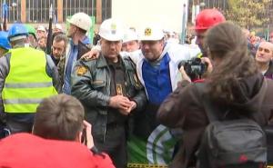 Zoran Čegar jednim potezom na protestima oduševio rudare  