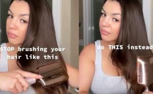 TikTokerica tvrdi da se sve vrijeme pogrešno češljamo