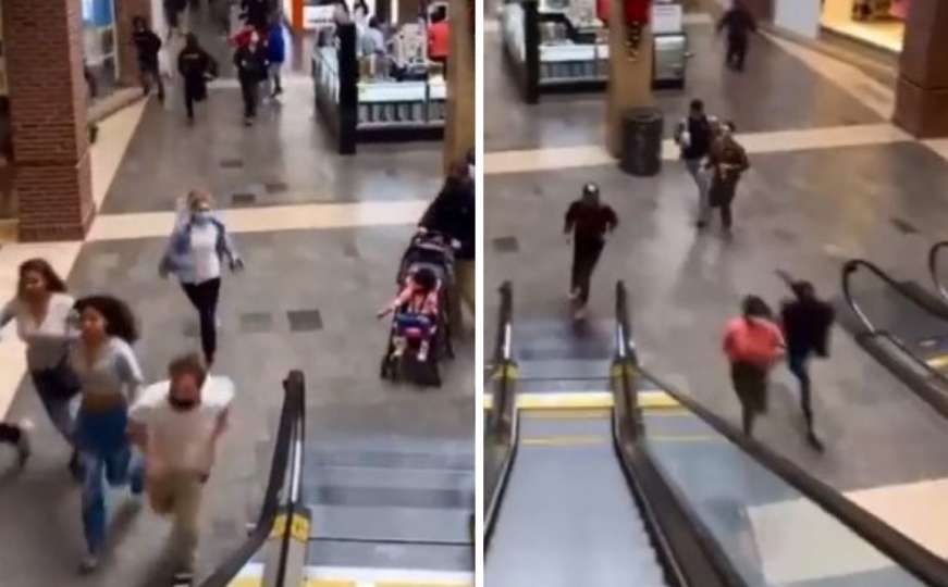 Snimka pucnjave iz tržnog centra na 'Crni petak'