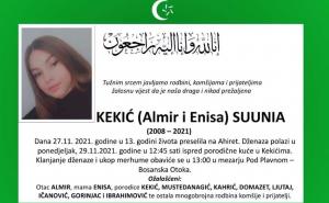 Danas dženaza tragično stradaloj djevojčici (13)