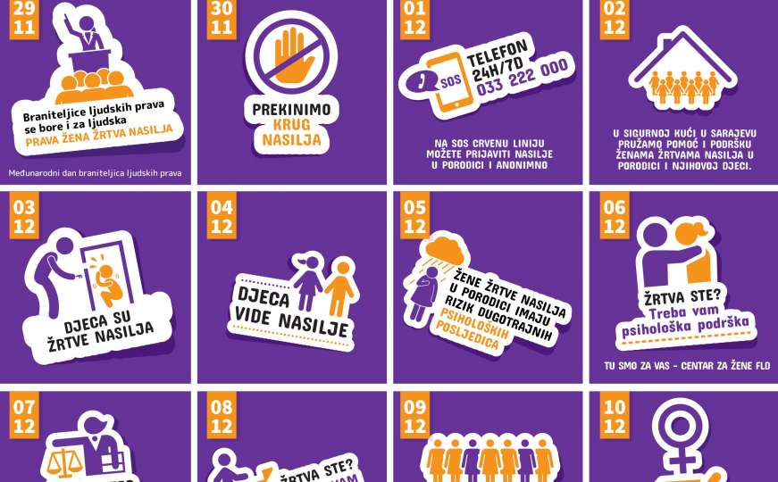 Fondacija lokalne demokratije u kampanji "16 dana aktivizma protiv rodno zasnovanog nasilja" 
