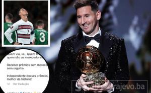 Ronaldo samo jednim komentarom na Messijevu Zlatnu loptu 'zapalio' internet