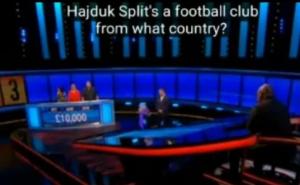 U "Potjeri" postavljeno pitanje: "Iz koje je zemlje Hajduk iz Splita?"