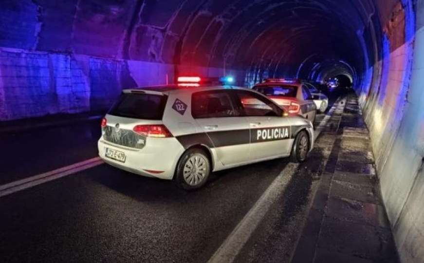 Nesreća u tunelu Vidikovac: Dvije osobe povrijeđene 