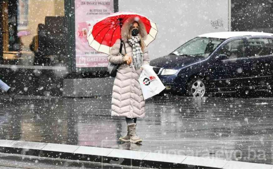 Cijela Bosna će ponovo zabijeliti od snijega: Evo gdje će najviše padati