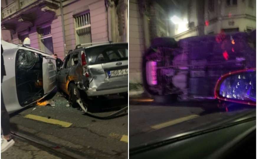 Teška nesreća u centru Sarajeva: Dvije osobe povrijeđene