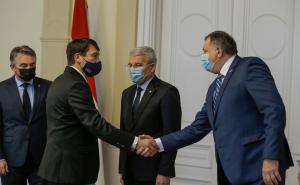 Predsjednik Mađarske stigao u Predsjedništvo BiH, na sastanku i Dodik