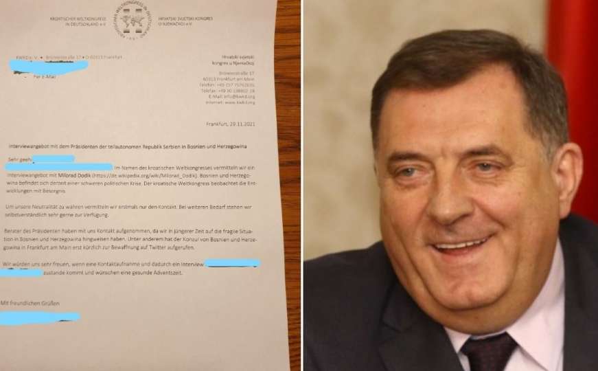Radikalni hrvatski emigranti lobiraju za Dodika u njemačkim medijima?!