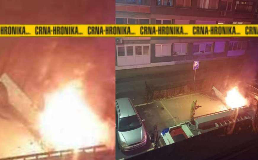 Ponoćna paljevina u Sarajevu: Izgorio još jedan automobil