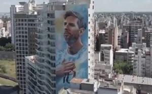 Pogledajte impresivni mural od 69 metara koji je Messi dobio u svom rodnom gradu