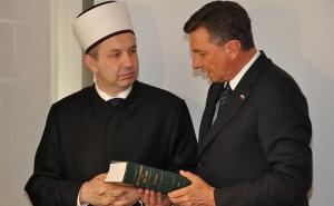 Predsjednik Slovenije Borut Pahor odlikovao muftiju dr. Nedžada ef. Grabusa