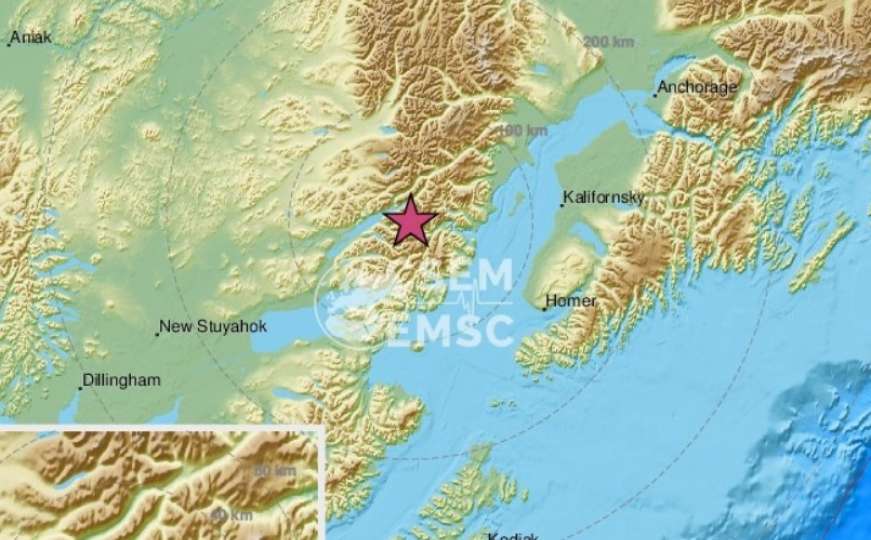 Detektovan snažan zemljotres na Aljasci