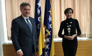 Zvizdić razgovarao sa ambasadoricom Njemačke o političkoj situaciji u BiH