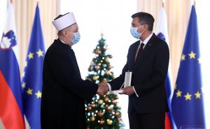 Predsjednik Slovenije uručio srebreni orden muftiji dr. Nedžadu Grabusu